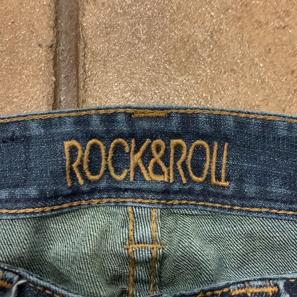 -Rock and Roll skinny jeans w/ fringe on the bottom - Picture 2 of 4